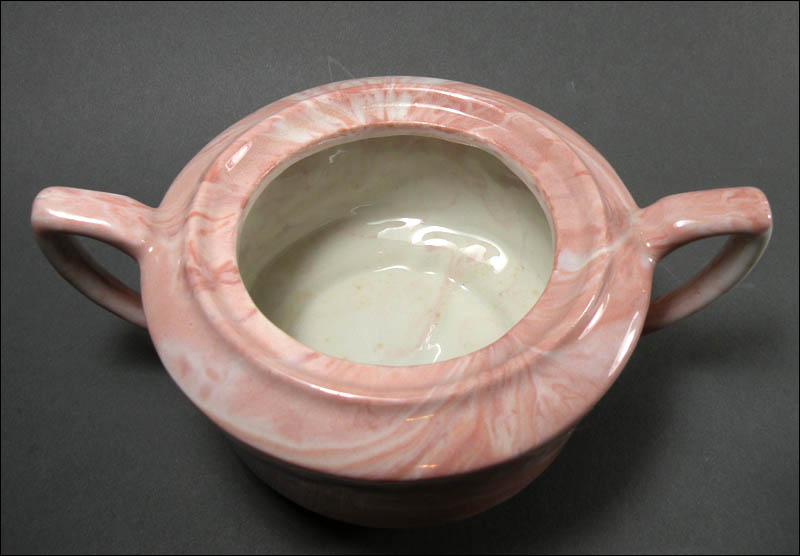 Carr Marbled Sugar Bowl