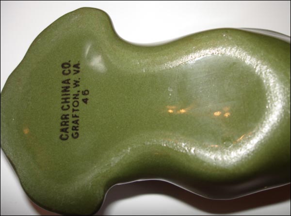 Carr China Frog Ashtray