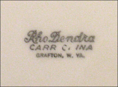 Pink Rho-Dendra Plate