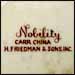 Nobility pattern backstamp.