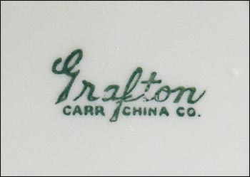 Grafton pattern backstamp