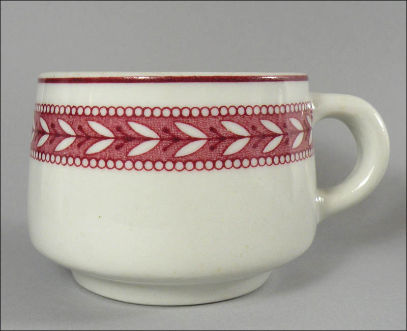 Carr China, Brooklyn pattern, pink