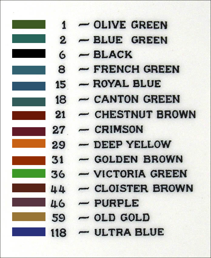 Color Sample Plate