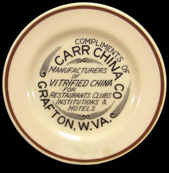 Advertising plate