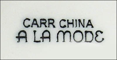 A La Mode pattern
