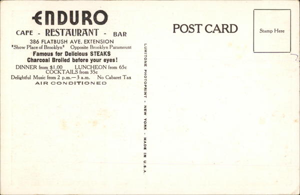 Enduro Restaurant and Cafe