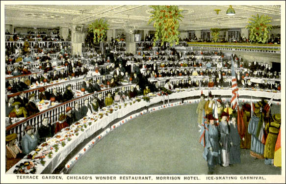 Morrison Hotel's Terrace Garden Restaurant