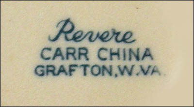 Revere pattern - Carr China