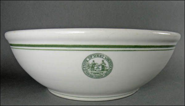 West Virginia State Seal - Green